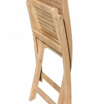 Sedia pieghevole Mirage in teak marrone Dimensioni: cm 42 x 51 x 85 h - Image 7