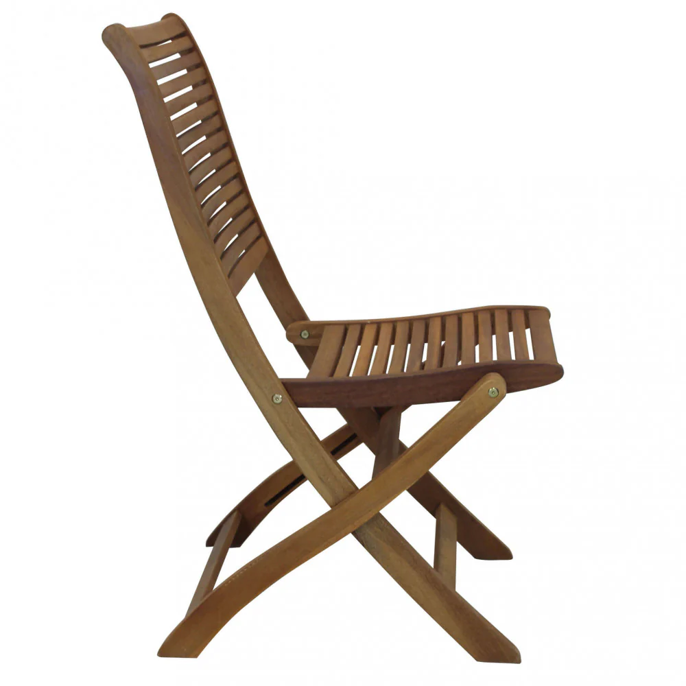 Sedia Riviera in legno di Acacia massiccio con dimensioni cm 50 x 65 x 94 h - Image 3