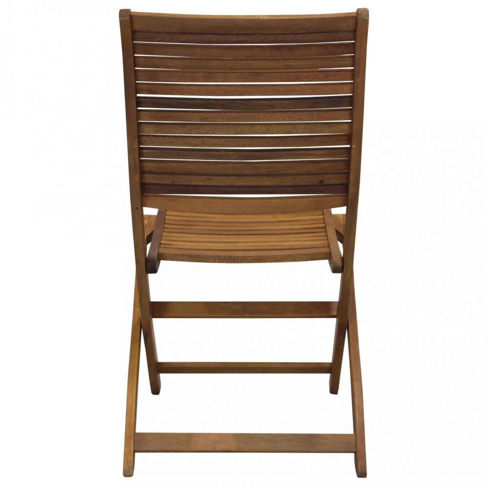 Sedia Riviera in legno di Acacia massiccio con dimensioni cm 50 x 65 x 94 h - Image 4