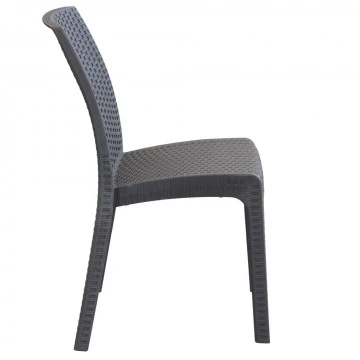 Sedia Virginia - Seduta in Wicker con Struttura in Plastica Stampata - Image 20