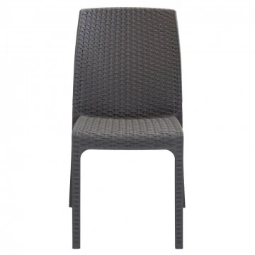Sedia Virginia - Seduta in Wicker con Struttura in Plastica Stampata - Image 21