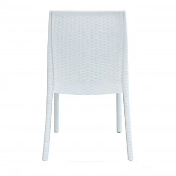 Sedia Virginia - Seduta in Wicker con Struttura in Plastica Stampata - Image 5