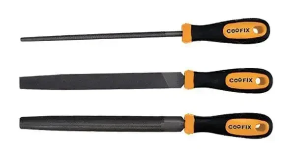 Set 3 lime per acciaio