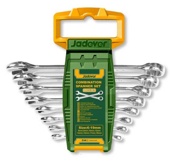 Set 8 Chiavi Combinate 6-19 mm – Cromo Vanadio Jadaver