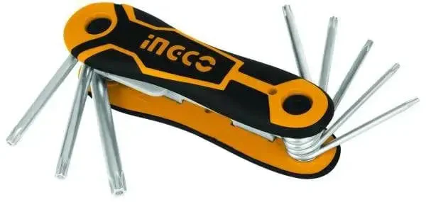 Set 8 chiavi torx pocket ingco