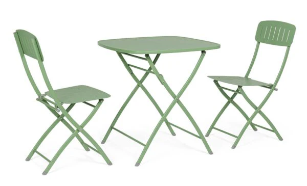 Set da Giardino Pieghevole con Sedie e Tavolo - Image 3