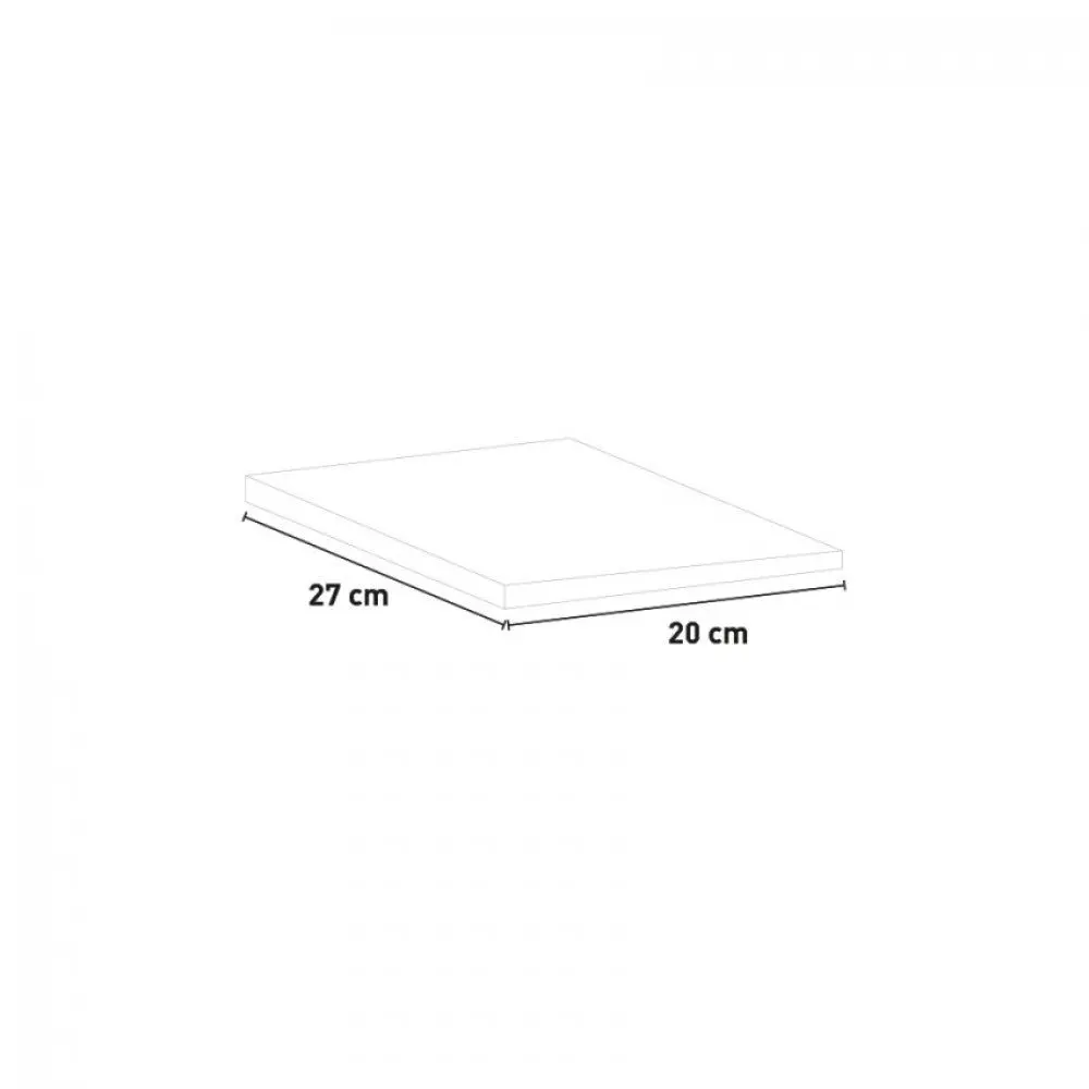 Set Ripiani Maruska Antracite Opaco - Dimensioni 20 x 27 x 5 cm - Image 3