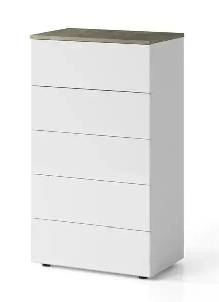 Settimanile 5cassetti 61x40h109h bianco artik