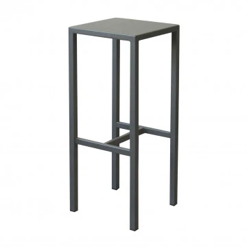 Sgabello industriale antracite con altezza di 77,5 cm - Image 2