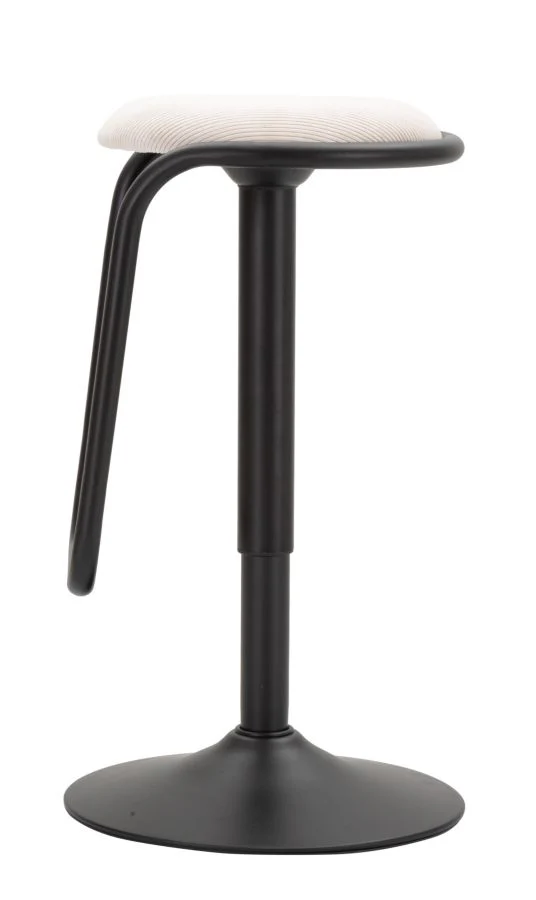 Sgabello bar girevole Destiny bianco ø 41 cm, altezza regolabile 61-83 cm - Image 3