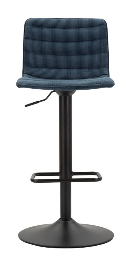 Sgabello Bar Alta Navy con Regolazione di Altezza - cm 43x49,5x85,5-107 (seduta cm 61-82,5) - Image 2