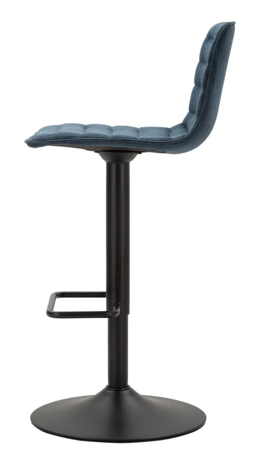 Sgabello Bar Alta Navy con Regolazione di Altezza - cm 43x49,5x85,5-107 (seduta cm 61-82,5) - Image 3