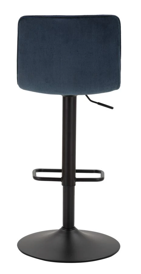 Sgabello Bar Alta Navy con Regolazione di Altezza - cm 43x49,5x85,5-107 (seduta cm 61-82,5) - Image 5