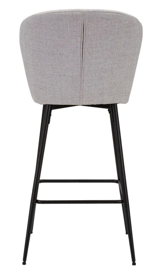 Sgabelli Bar Losanna Grigi - Set da 2 Pz con Design Retrò 52x59x108 cm - Image 5