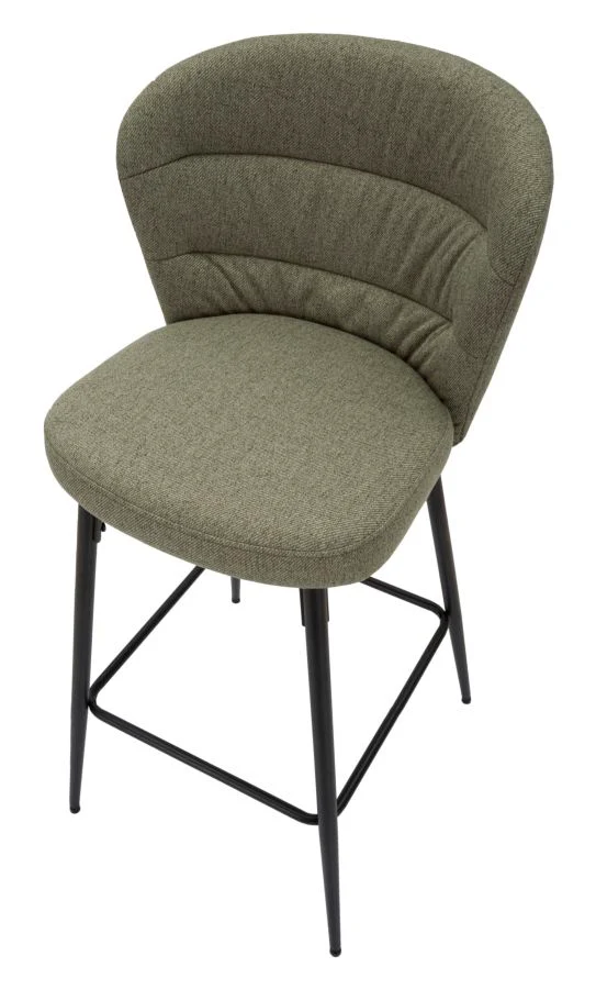 Sgabelli Bar Losanna Verde - Set di 2 Pz Eleganti cm 52x59x108 - Image 4