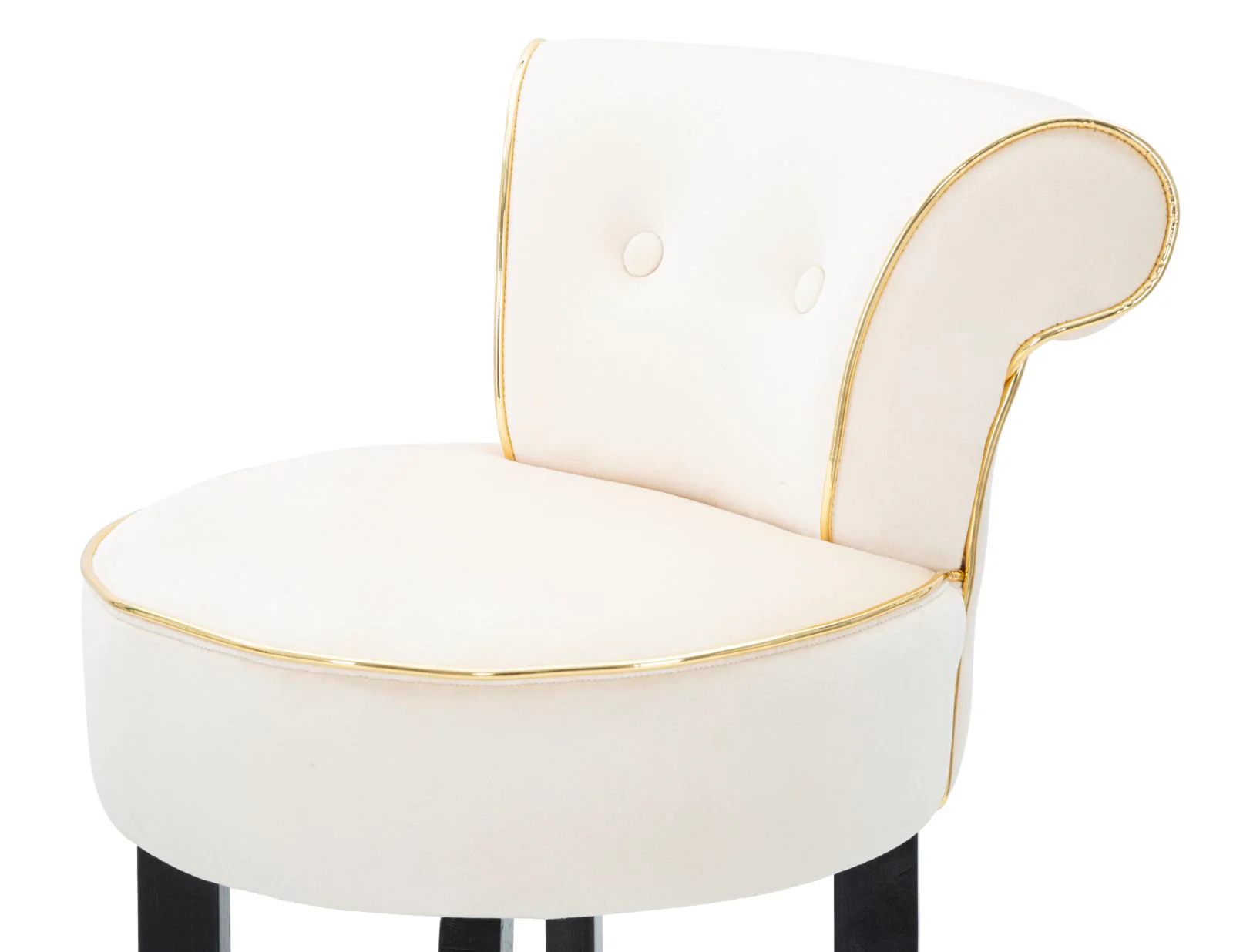 Sgabello Bar Elegante Luxy Crema 46x48x96 cm - Image 5