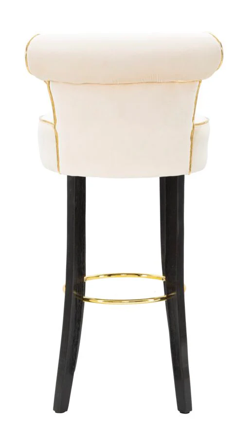 Sgabello Bar Elegante Luxy Crema 46x48x96 cm - Image 6