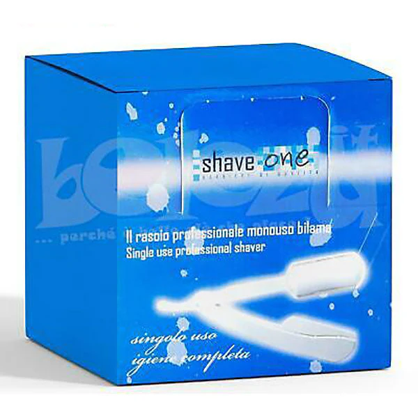 SHAVE ONE RASOIO MEZZA LAMA MONOUSO 100 PEZZI