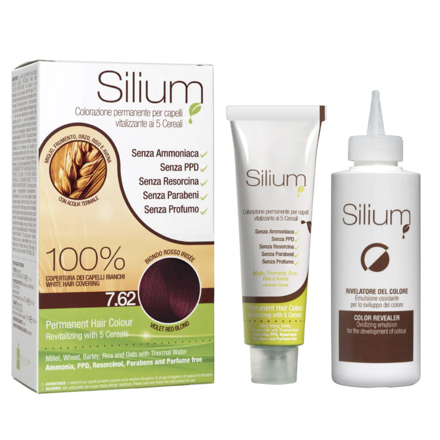 SILIUM COLORAZIONE CREMA BIONDO ROSSO IRISEE 7.62