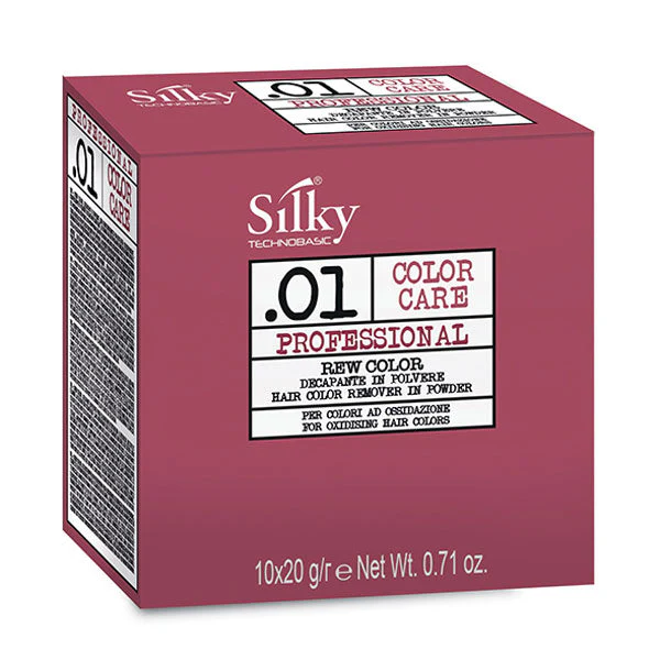 SILKY 01 COLORCARE REW COLOR REMOVER 10 BUSTINE X 20GR