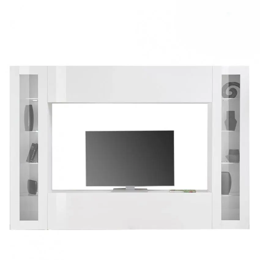 Soggiorno Moderno da 260 cm in Bianco Lucido - MARUSKA - Image 5