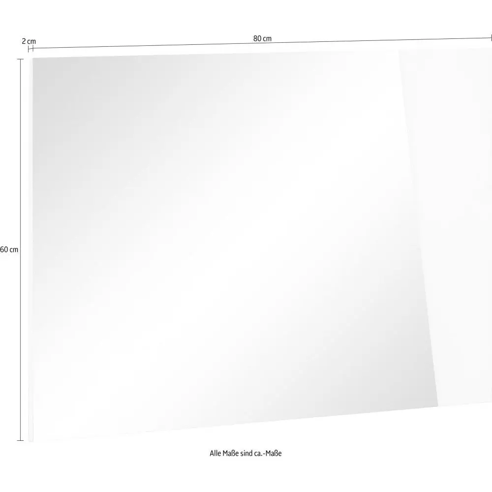 Specchiera Vega Ardesia - Dimensioni L.80 x H.60 x P.2 cm - Image 3