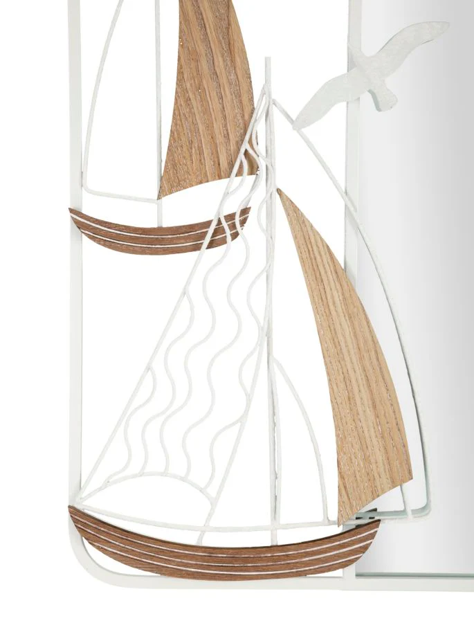 Specchio da parete Adriatic 60x4,4 cm - Eleganza e Design Marittimo - Image 2