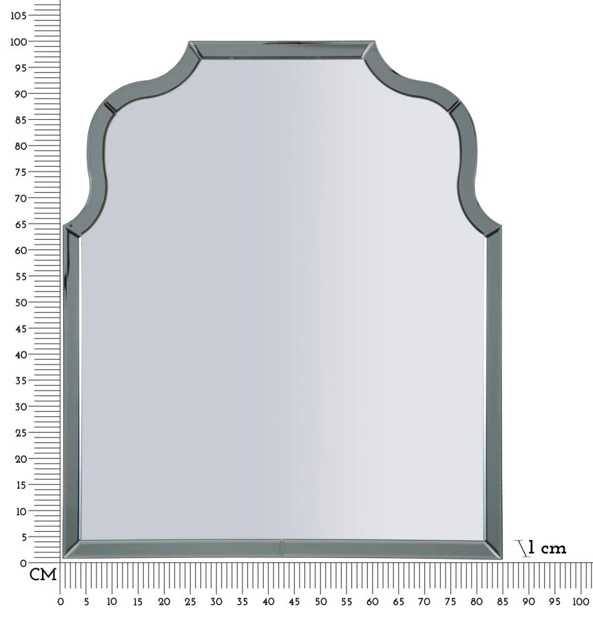 Specchio Da Muro Ankara Grigio 85x100 Elegante Design - Image 8