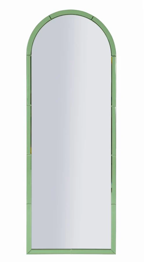 Specchio Da Muro Baku Verde Cm 55X2X150 Design Elegante