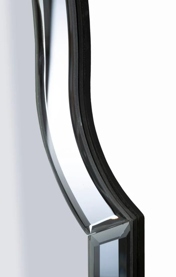 Specchio Da Muro Istanbul Grigio 60X90 Cm Elegante - Image 3