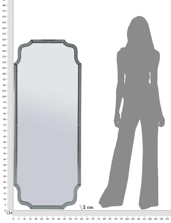 SPECCHIO DA MURO ISTANBUL GRIGIO 60X150 CM Elegante - Image 8