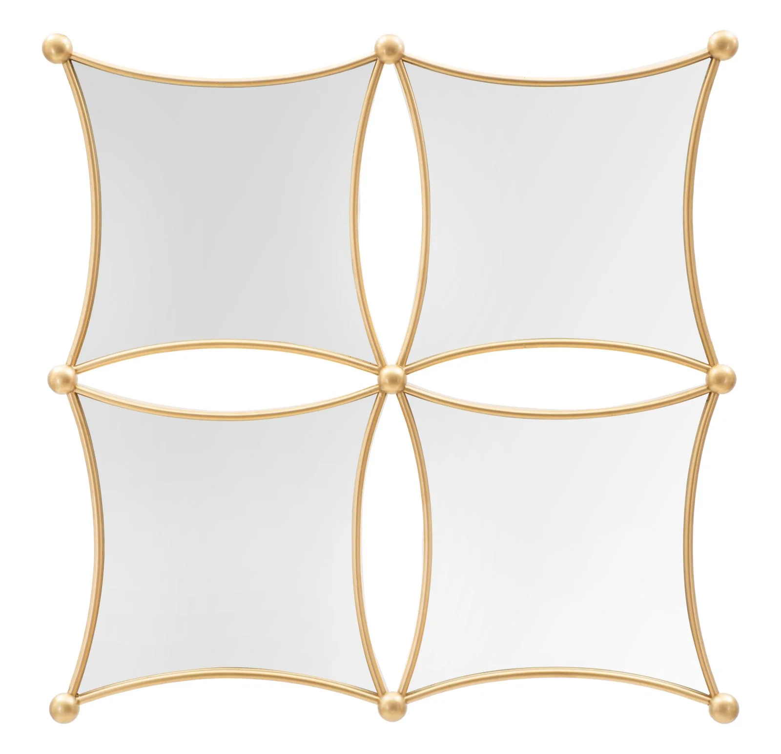 Specchio geometrico da parete Jalo 68x3,5 cm