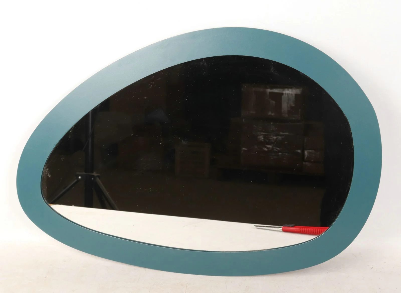 Specchio da Muro Saturno Ottanio 71 X 1,5 X 48 cm in Ferro MDF e Specchio Moderno