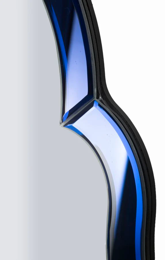 Specchio Da Muro Tangeri Blu Cm 47X1X80 Elegante Design - Image 4