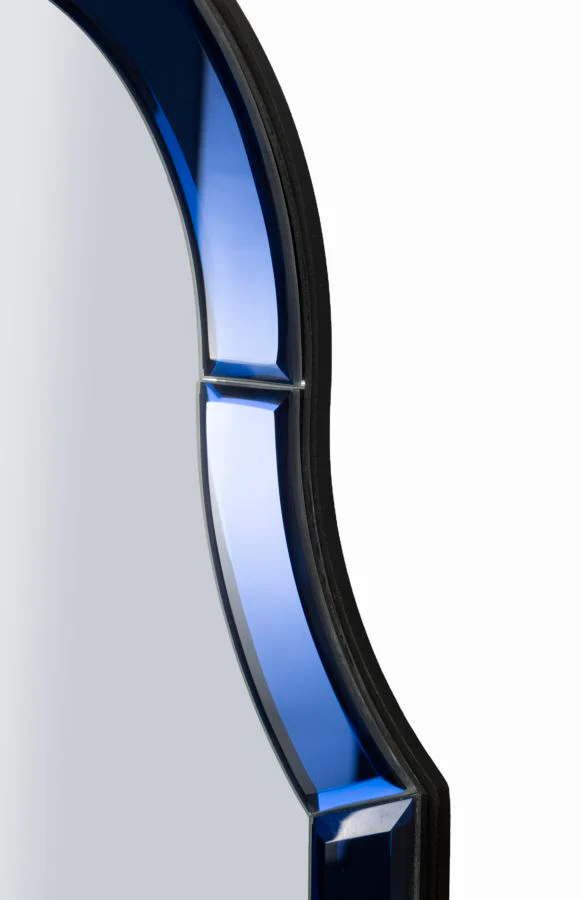 Specchio Da Muro Tangersi Blu Cm 62X1X100 Elegante - Image 3