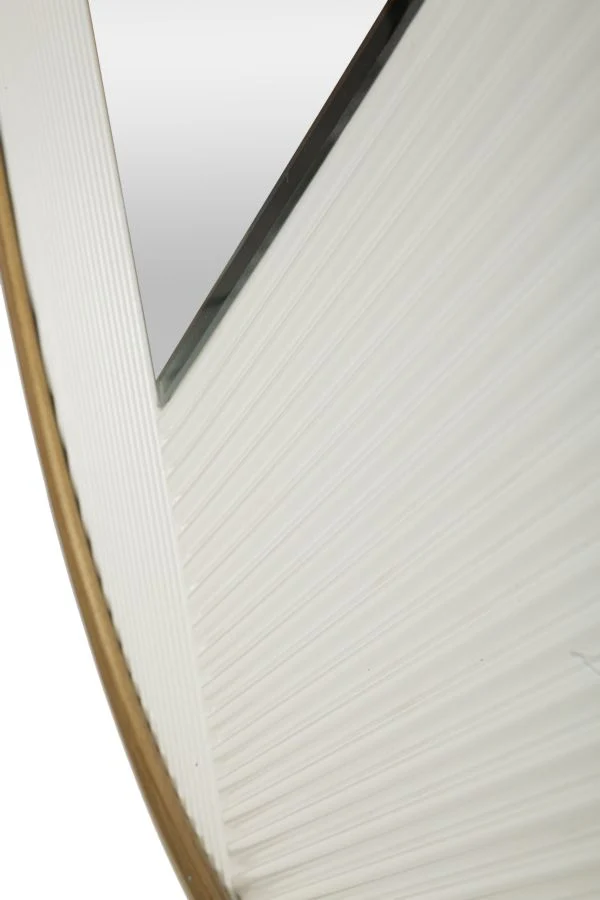 Specchio Murale Elegante Tolosa Ø 80 cm con Cornice in Metallo Dorato - Image 4