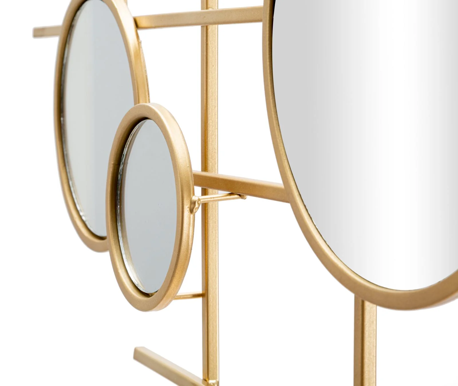 Specchio Gloxy Decorativo con Specchi Rotondi - Dimensioni 117x4,5x61 cm - Image 2