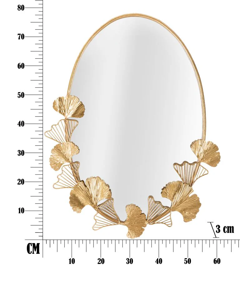 Specchio Foglia Piccola cm 61,5x3x78 - Image 5
