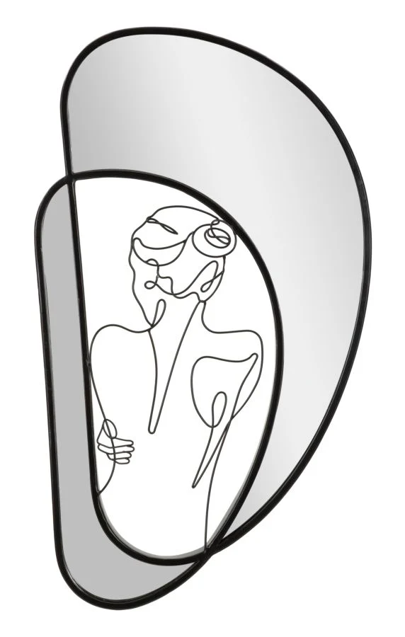 Specchio Artistico da Muro Nudity 40,6 x 3,2 x 70,5 cm