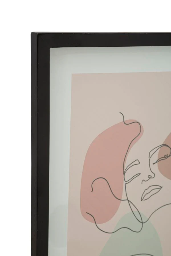 Stampa Artistica con Cornice - Volto Elegante 35x2x47 cm - Image 4