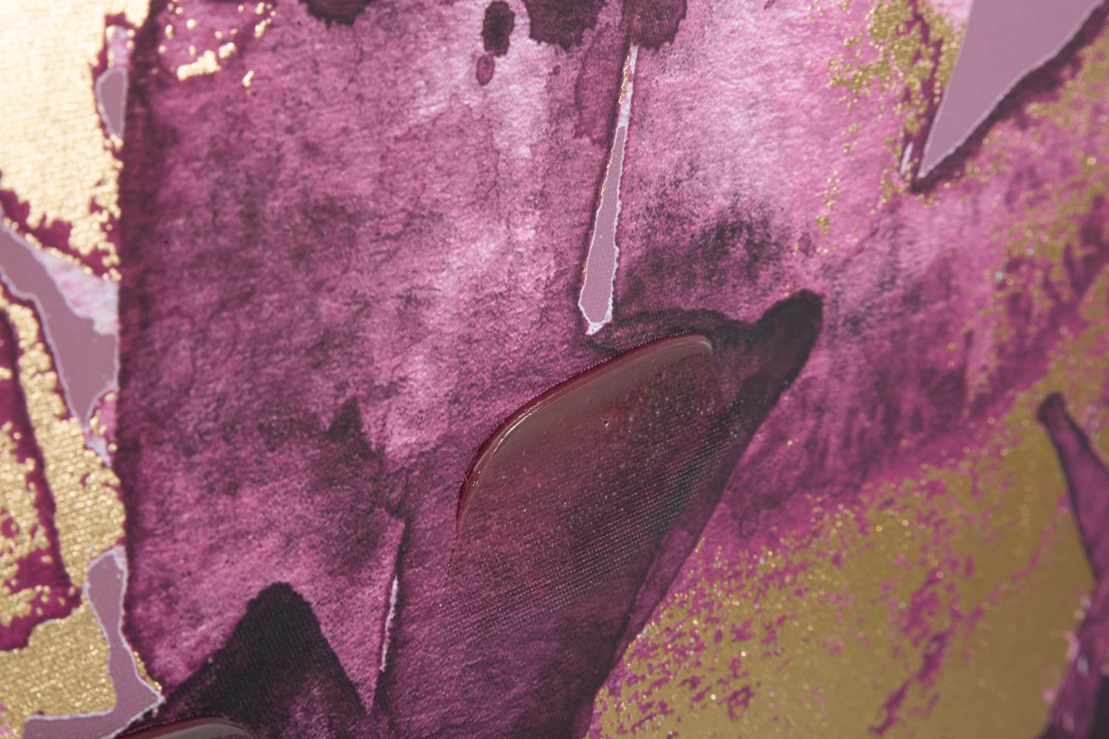Stampa Artistica Foglie Scuri 80x3x120 cm - Image 4
