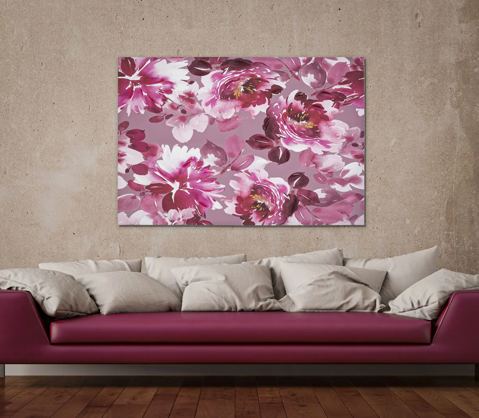 Stampa Artistica Floreale Optic 80x3x120 cm - Image 5