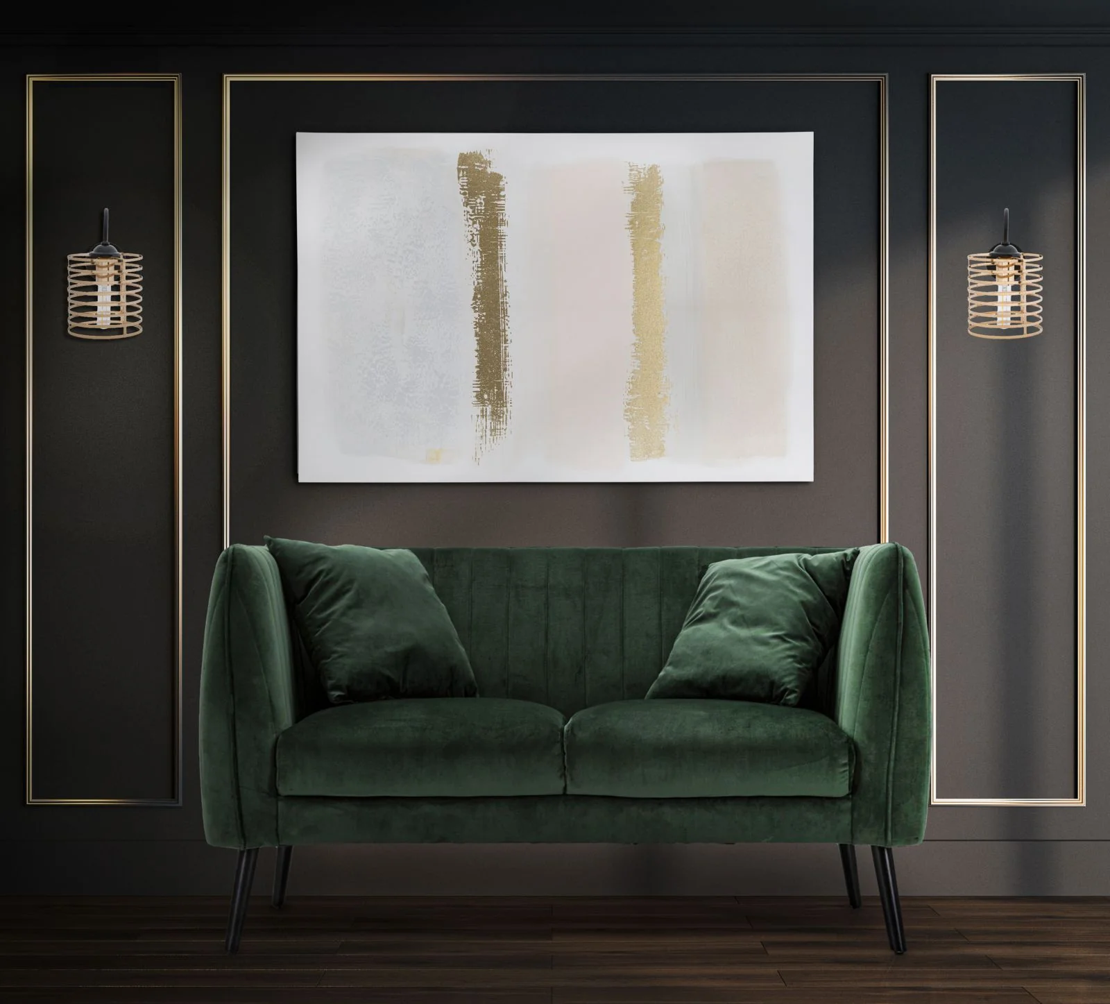Opera d'Arte Astratta su Tela 80x3x120 cm - Image 5