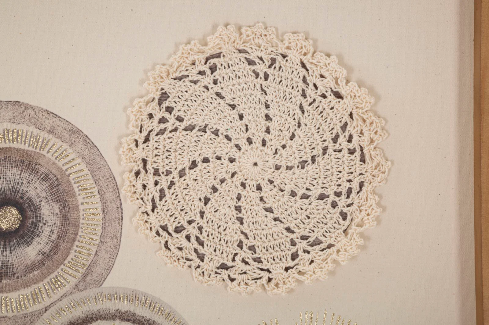 Pannello Decorativo Circly con Inserti - 45x3,2x60 cm - Image 2