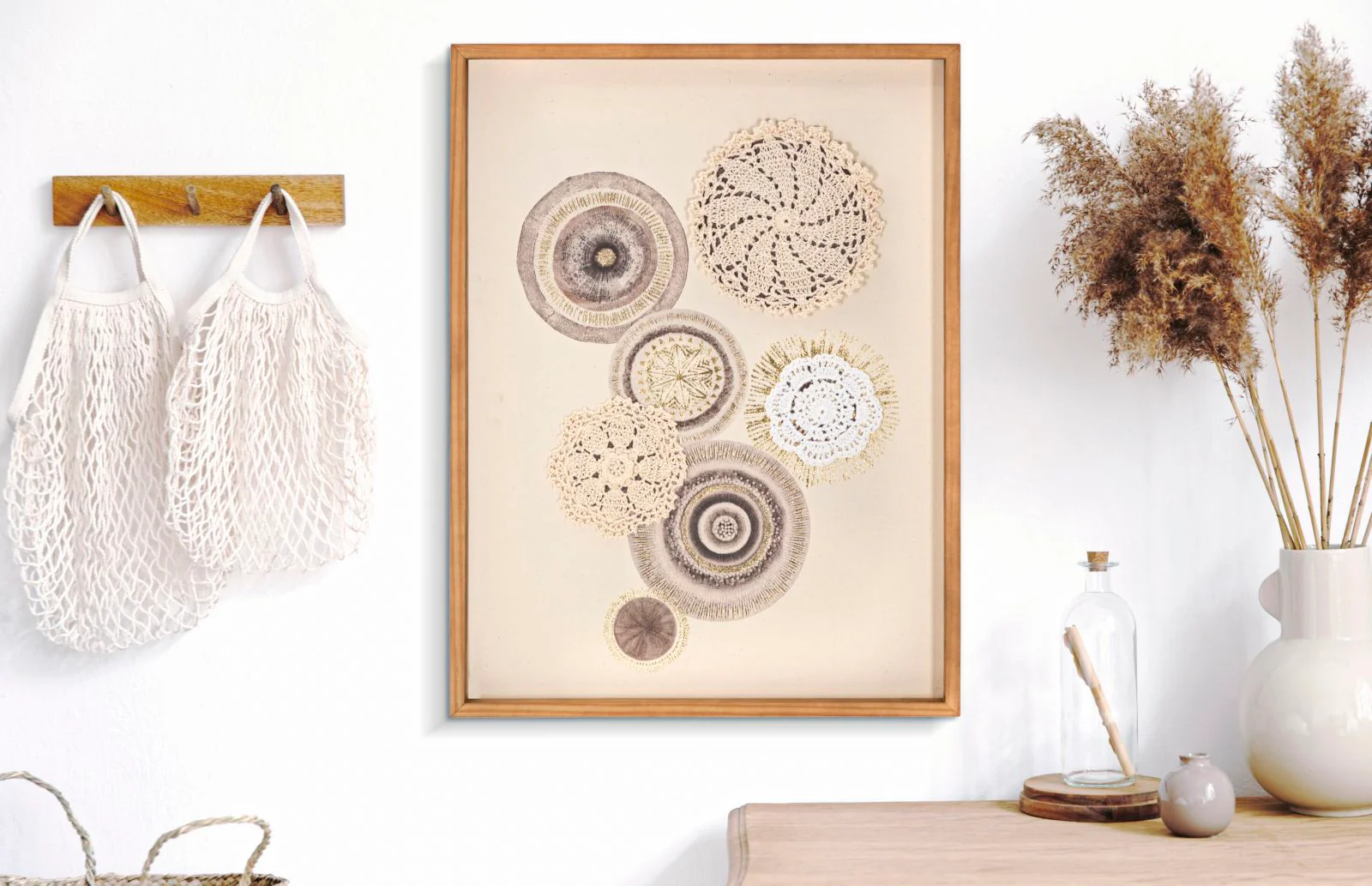 Pannello Decorativo Circly con Inserti - 45x3,2x60 cm - Image 6