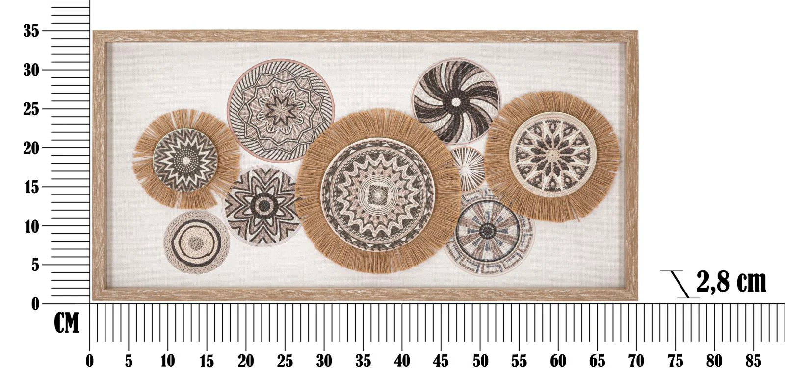 Stampa Artistica Marcy su Tela - 70x2,8x35 cm - Image 6