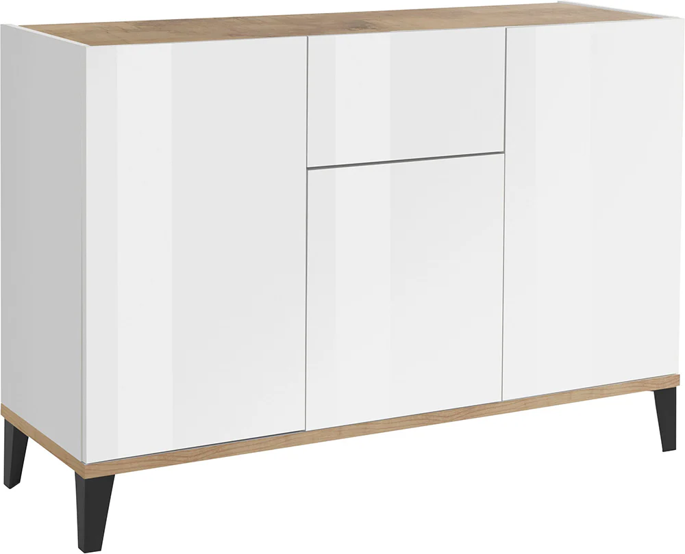 Credenza SUNRISE 120 cm – 3 Ante + 1 Cassetto, 120x40x82 cm - Image 3