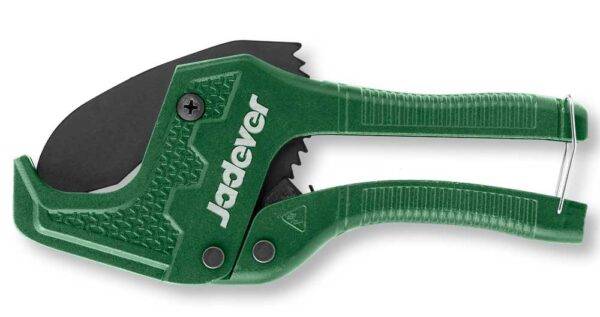 Tagliatubi per PVC 203 mm Jadever – Diametro 3‑42 mm – Lama teflonata – Corpo in alluminio