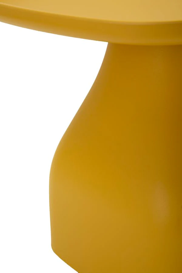 Tavolinetto Gea Giallo CM 48X48X38 Design Moderno Unico - Image 5