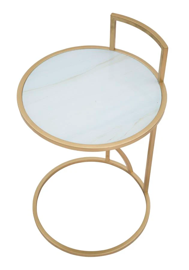 Tavolino Elegante Glam Sofy Ø 38x61 cm - Image 4